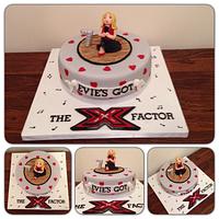 X factor cake