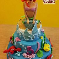 Little Mermaid cake - Torta la Sirenetta