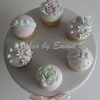 Purple and Green Pastel Cupcakes