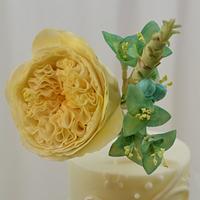 Puya Flowers with Ruffles and Lace