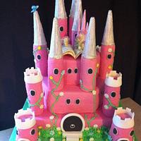 Princess Castle Cake 
