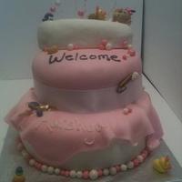 babygirl tub cake