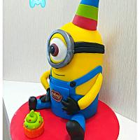 Party minion cake 3d