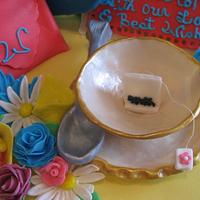 Bridal Shower Teapot cake