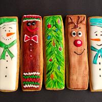 Santa, Snowman, Winter cookies