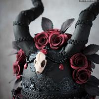 Gothic Halloween cake
