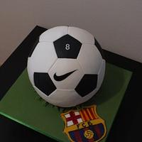 cake whith soccer ball