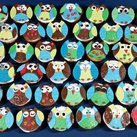 Owl cupcakes