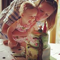 Beatrix potter 1st Birthday Cake