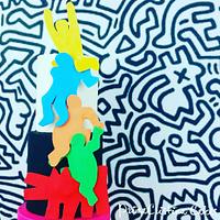 Cuties Street Art Collaboration - Keith Haring Inspired