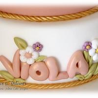 Viola's baptism cake in Thun style  