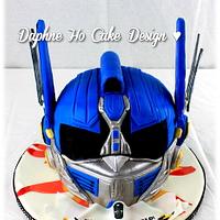 Transformer Optimus prime cake