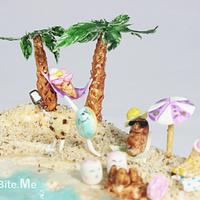 A Day at the Beach with Mrs. Cupcake-Sweet Summer Collab