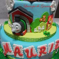 Thomas train cake