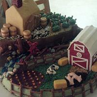 3 Tiers of Agriculture cake