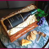 Villa Maria Pinot Noir Wine Box Cake 