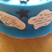 Fault in our stars cake