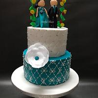 Harsha's Reception-Cake