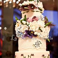 Garden Wedding Cake