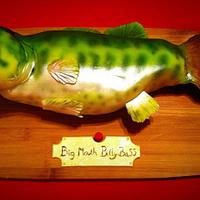Big mouth billy bass cake