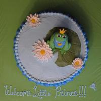 Welcome Little Prince - Baby Shower Cake