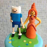 Adventure Time with Finn & Jake Wedding Cake