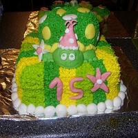 turtle birthday cake