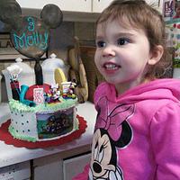 Molly's Mickey Mouse Club House 3rd Birthday Cake