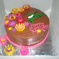 Spring Birthday cake