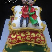 Cushion Engagement Cake