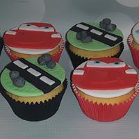Cars cupcakes.