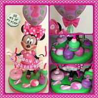 Minnie and candies on big macaron - Topper by Barbara Buceti - BB Mode To Play