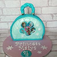 Disney Frozen  Handbag  Cake