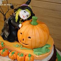 Gâteau d'Halloween 