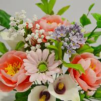 Soft colours Spring arrangement