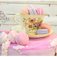 Royal princess teacup cake