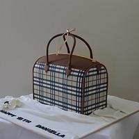Burberry bag cake