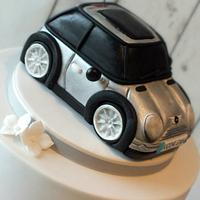 Mini car cake topper