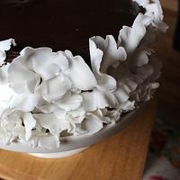 Chocolate Ruffle Cake 