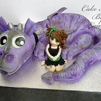 Fantasy Dragon & Girl