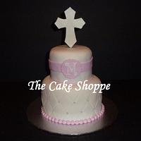 baptism/christening cake