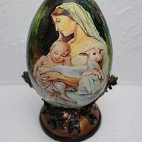 Painted sugar egg Painted sugar egg