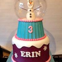 Olaf snow globe! Olaf snow globe!