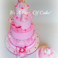 4 Tier Princess Cake in Buttercream 
