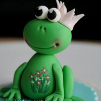 sweet little frog topper sweet little frog topper