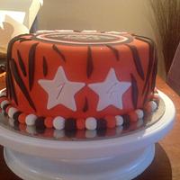 West Tigers Footy Cake