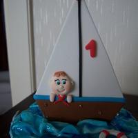 Sailing baby boy