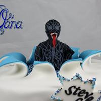 Venom birthday cake