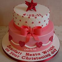 Scarlett's Christening cake - December 2011