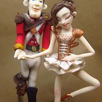 Steampunk Collaboration - The steadfast tin soldier and ballerina 